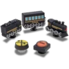 Bijoux Jibbitz « Train 3D » (lot de 5)