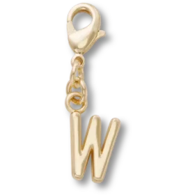 Bijoux Jibbitz™ « W » dorés