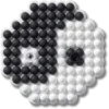 Bijoux Jibbitz™ « Ying et Yang » en perles