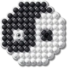Bijoux Jibbitz™ « Ying et Yang » en perles
