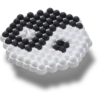Bijoux Jibbitz™ « Ying et Yang » en perles