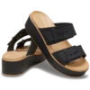 Brooklyn Buckle Matte Wrap Low Wedge