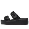 Brooklyn Croco Shine Buckle « Black »