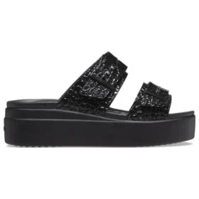 Brooklyn Croco Shine Buckle « Black »
