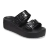 Brooklyn Croco Shine Buckle « Black »