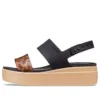 Brooklyn Low Wedge « Noir Marron »