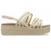 Brooklyn Strappy Low Wedge « Bone »