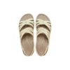Brooklyn Strappy Low Wedge « Bone »