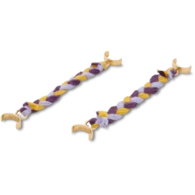 Chaîne pour sandales tissée multicolore, lot de 2 Bijoux Jibbitz™