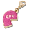 Charm « BFF » rose à Glitter (gauche) Bijoux de chaussures Jibbitz