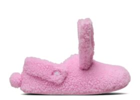 Chaussons Classic Cozzzy Bunny pour femme « Pink Tweed »