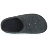Chaussons classiques décontractés unisexes noirs
