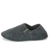 Chaussons classiques à semelle souple, unisexes, noirs