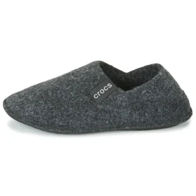 Chaussons classiques à semelle souple, unisexes, noirs