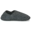 Chaussons classiques à semelle souple, unisexes, noirs