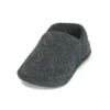 Chaussons classiques à semelle souple, unisexes, noirs