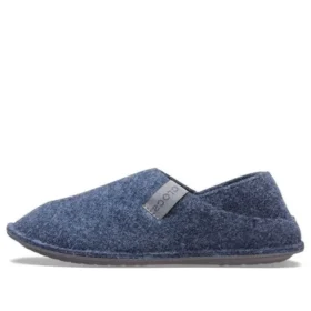 Chaussons classiques unisexes à semelle souple, bleus