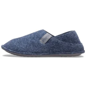 Chaussons classiques unisexes à semelle souple, bleus