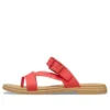 Chaussons décontractés rouge flamme