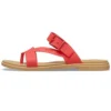 Chaussons décontractés rouge flamme