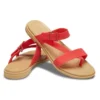 Chaussons décontractés rouge flamme