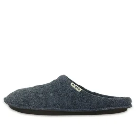 Chaussons décontractés unisexes de style pantoufles classiques, bleu marine