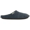 Chaussons décontractés unisexes de style pantoufles classiques, bleu marine