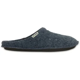 Chaussons décontractés unisexes de style pantoufles classiques, bleu marine