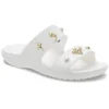 Chaussons de sport d&rsquo;extérieur confortables à talon plat et semelle souple, blancs