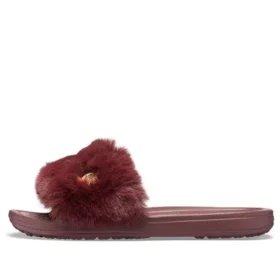 Chaussons rouge vin