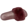 Chaussons rouge vin