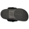 Chaussons à talon ouvert en fourrure « Black »