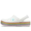Chaussures Crocband Rainbow « Blanc multicolore »