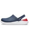 Chaussures de plage LiteRide unisexes bleu et rouge