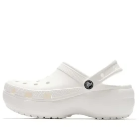Chaussures de plage rétro Classic Clog Clouds, blanches