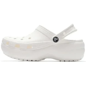 Chaussures de plage rétro Classic Clog Clouds, blanches