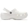 Chaussures de plage rétro Classic Clog Clouds, blanches