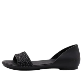 Chaussures plates Lina Embellished D&rsquo;Orsay « noir »