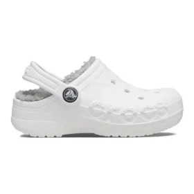 Classic Baya Lined Clog « White Grey »