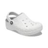 Classic Baya Lined Clog « White Grey »