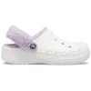 Classic Baya Lined Clog « White Lila »