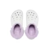 Classic Baya Lined Clog « White Lila »