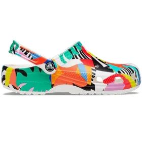 Classic Beach Sandals unisexes multicolores et blanches
