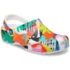 Classic Beach Sandals unisexes multicolores et blanches