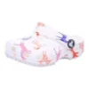 Classic Character Print Clog K « Blanc Rouge Bleu »