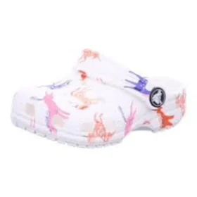 Classic Character Print Clog K « Blanc Rouge Bleu »
