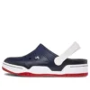Classic Clog Beach Shoe Bleu Blanc