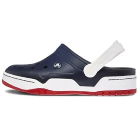 Classic Clog Beach Shoe Bleu Blanc