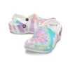 Classic Clog Crocs à talon plat, motif sportif, Sandales colorées bleues