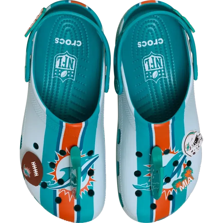 Classic Clog des Miami Dolphins de la NFL Classic Clog des Miami Dolphins de la NFL